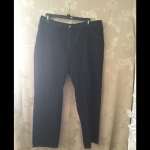Woman Within Size 22W Black Jeans